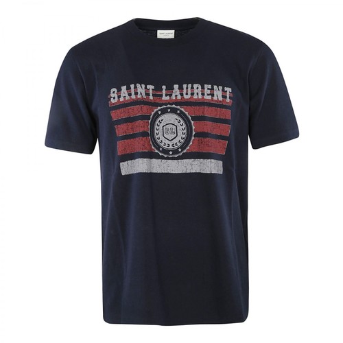 Saint Laurent, T-shirt Szary, male, 1346.00PLN