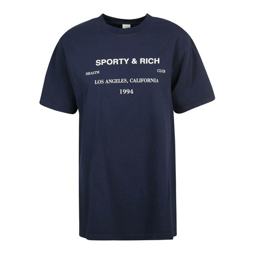 Sporty & Rich, T-shirt Niebieski, female, 242.00PLN