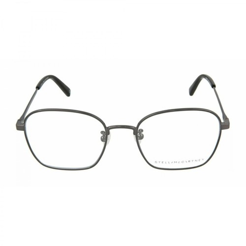 Stella McCartney Pre-owned, Kwadratowe metalowe okulary optyczne Szary, female, 780.00PLN