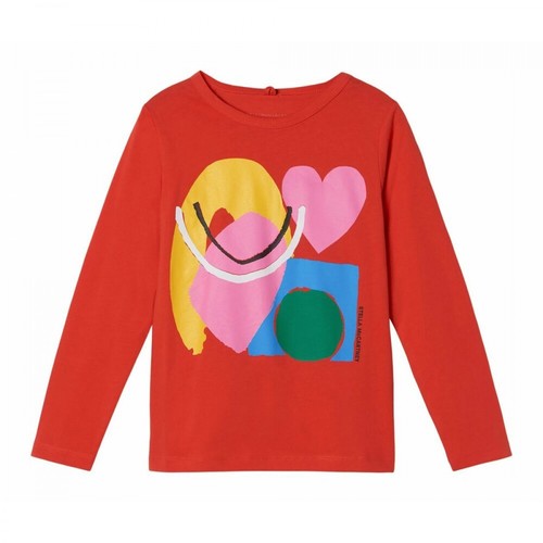 Stella McCartney, T-shirt Czerwony, female, 230.00PLN
