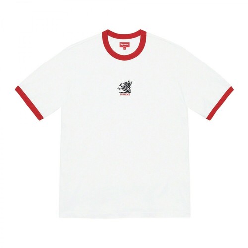 Supreme, Dragon Ringer T-shirt Biały, male, 1061.00PLN