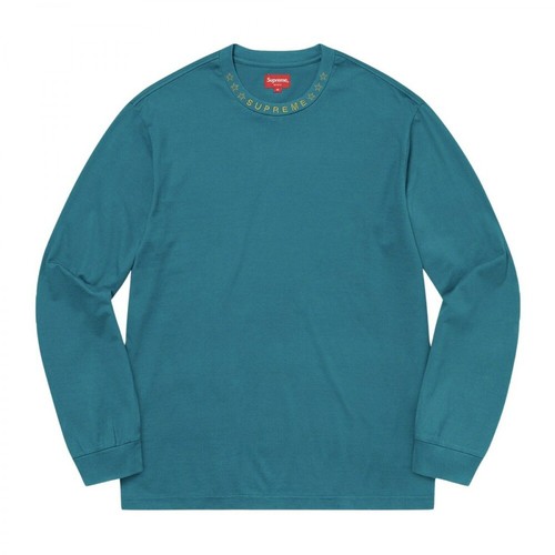 Supreme, Stars Collar T-shirt Zielony, male, 3557.00PLN
