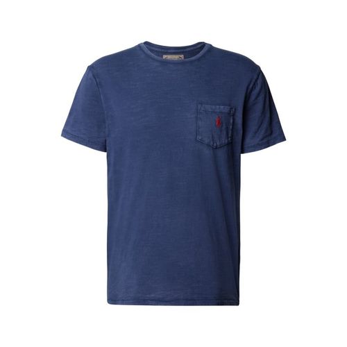 T-shirt o kroju regular fit z bawełny z kieszenią na piersi 229.99PLN