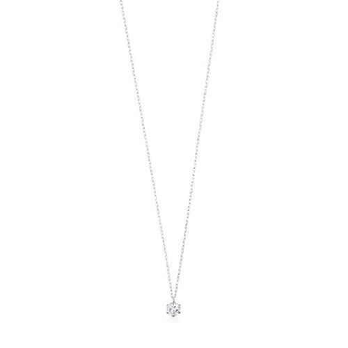 Tous Diamonds - Naszyjnik z białego złota z diamentem 1779.00PLN