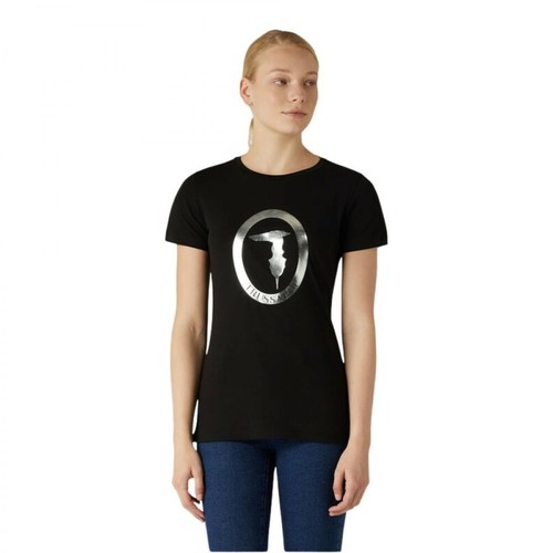 Trussardi, T-shirt Czarny, female, 247.00PLN