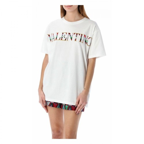 Valentino, T-Shirt Xb3Mg16X73M Biały, female, 3225.86PLN
