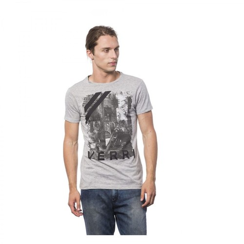 Verri, Grigio T-shirt Szary, male, 243.92PLN
