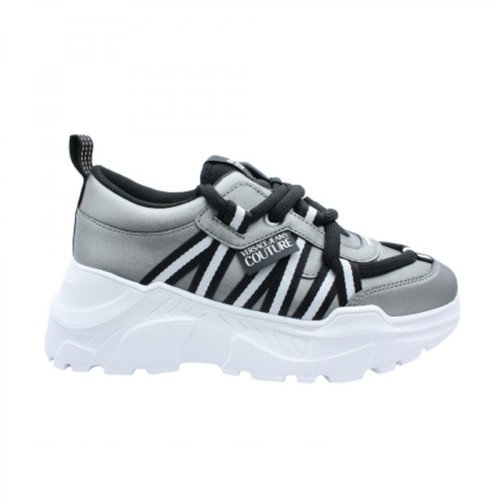 Versace Jeans Couture, Sneakers basse Szary, male, 602.00PLN