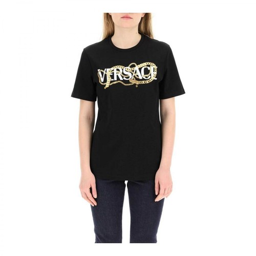 Versace, T-shirt Czarny, female, 1186.00PLN