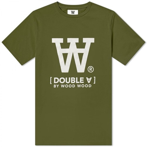 Wood Wood, T-Shirt Zielony, male, 219.00PLN
